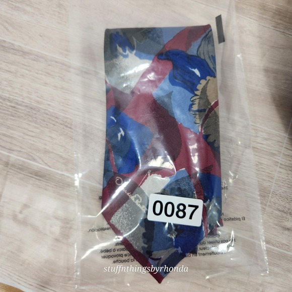 Vintage Necktie - Oscar De La Renta Studio - 57"x3¾" Made In USA / 0087 - Picture 7 of 7